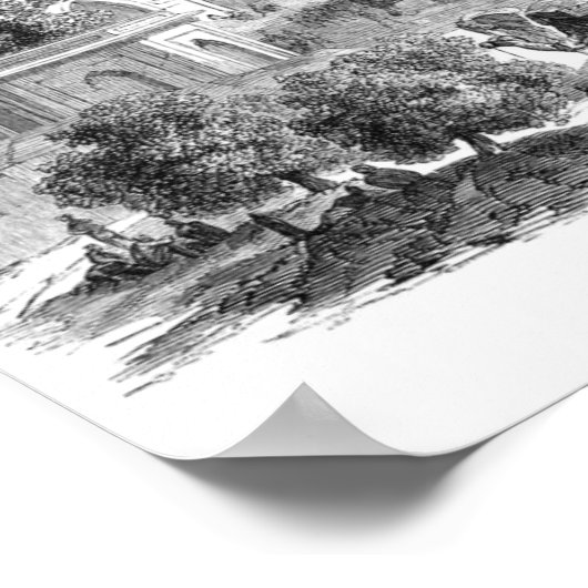 ヴィンテージブックイラストレーション ポスター (角)