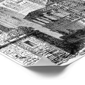 ヴィンテージブックイラストレーション ポスター (角)