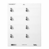 ヴィンテージブックカスタムアートワーク ラベル (フルシート)