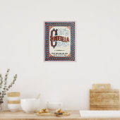 ヴィンテージブックカバーシンデレラ ポスター (キッチン)