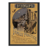 ヴィンテージブックカバードクターダンロップの家族の練習 (正面)