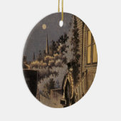 ヴィンテージブックカバードクターダンロップの家族の練習 セラミックオーナメント (右)