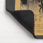 ヴィンテージブックカバードクターダンロップの家族の練習 マウスパッド (コーナー)