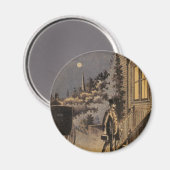 ヴィンテージブックカバードクターダンロップの家族の練習 マグネット (正面/裏面)