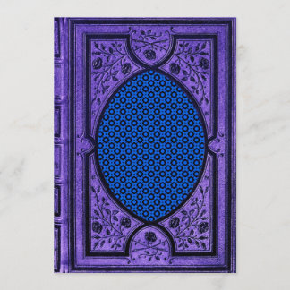 ヴィンテージブックカバー結婚式招待状 招待状