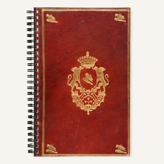 ヴィンテージブックカバー"オフィス・デ・ノエル" 1768 ノートブック (正面)