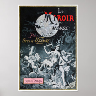 ヴィンテージブックカバー「ル・ミロワール・ド・モンド」のポスター ポスター