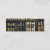 ヴィンテージブッククラブブックトラッカーカードブックマーク スキニー名刺 (裏面)