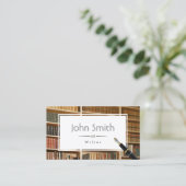 ヴィンテージブックシェルフWriterエディタ 名刺 (スタンド正面)