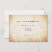 ヴィンテージブックシークレットガーデン 出欠カード (裏面)