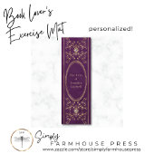 ヴィンテージブックスパインモノグラムパープル ヨガマット