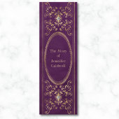 ヴィンテージブックスパインモノグラムパープル ヨガマット