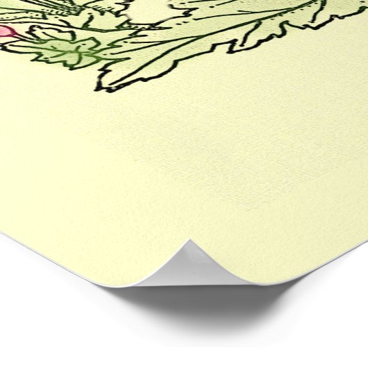 ヴィンテージブックタイトルページ多くの土地の子守 ポスター (角)