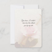 ヴィンテージブックページのバラ カード (裏面)