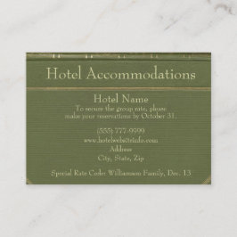 ヴィンテージブックホテルアコモデーションエンクロージャカード エンクロージャーカード