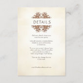 ヴィンテージブックモフ結婚ィーのエンクロージャカード エンクロージャーカード (正面)