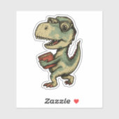 ヴィンテージブックラバー，ビニールのシール，かわいいシール シール (シート)