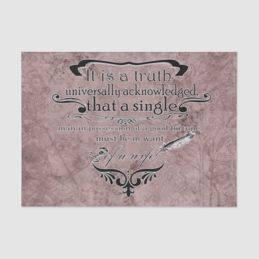 ヴィンテージブック引用文 薄葉紙 (正面)