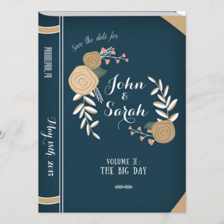 ヴィンテージブック日付の保存 セーブザデート