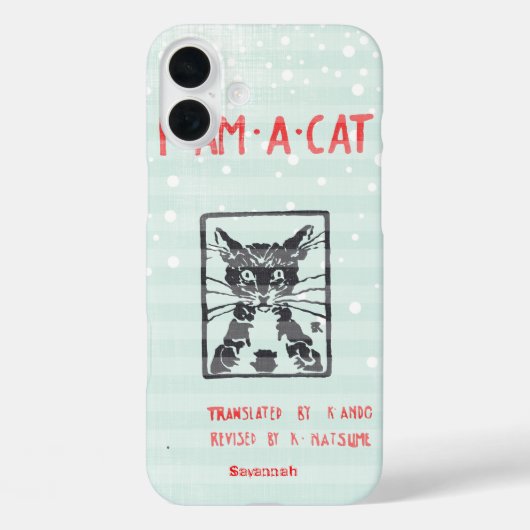 ヴィンテージブックI Am Cat Iphone 5 Case-Mate iPhoneケース (裏面)