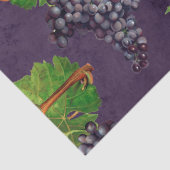 ヴィンテージブドウとつる植物オンパープルデコパージュ 薄葉紙 (詳細)