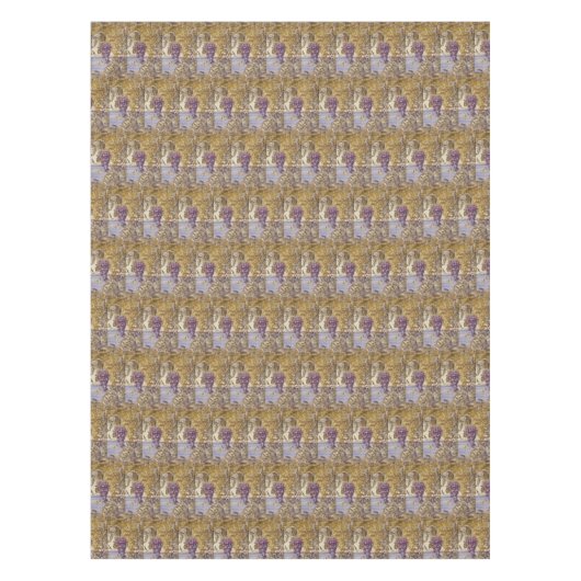 ヴィンテージブドウとオリーブHenry Newman テーブルクロス (正面)