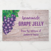 ヴィンテージブドウ素朴な納屋の木の背景 フードラベル (シングルラベル)