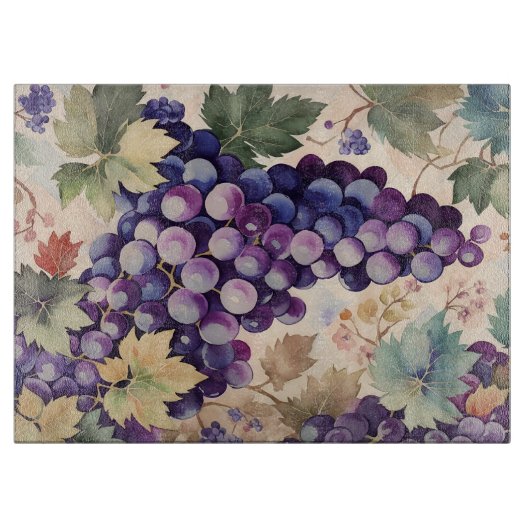 ヴィンテージブドウ カッティングボード (正面)
