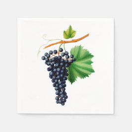 ヴィンテージブドウ スタンダードカクテルナプキン