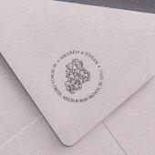 ヴィンテージブドウ |差出人住所 セルフインキングスタンプ