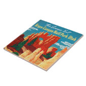 ヴィンテージブライスキャニオンナショナルパークユタトラベルポス タイル (側面)