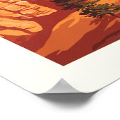 ヴィンテージブライスキャニオン国立公園 ポスター (角)