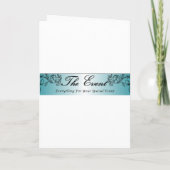 ヴィンテージブライダルシャワーカード 招待状 (裏面)