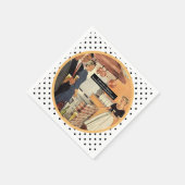 ヴィンテージブライダルシャワーキッチンカクテルおもしろい スタンダードカクテルナプキン (角)