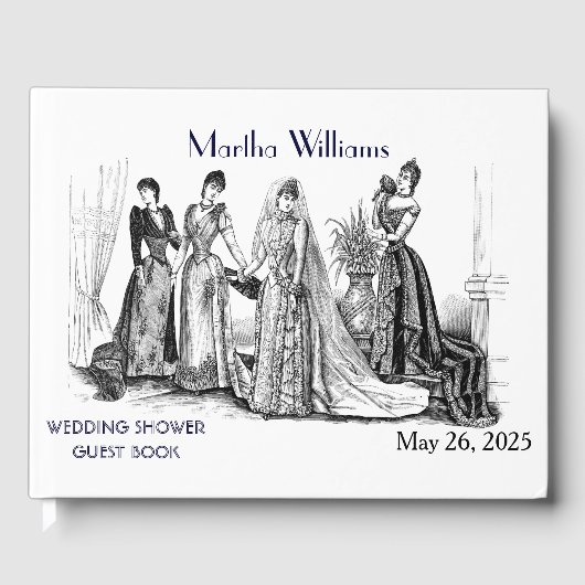 ヴィンテージブライダルシャワーゲストハウス ゲストブック (正面)
