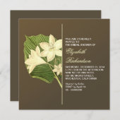 ヴィンテージブライダルシャワー招待状 招待状 (正面/裏面)