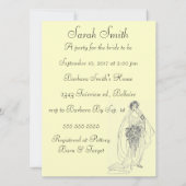 ヴィンテージブライダルシャワー招待状 招待状 (裏面)