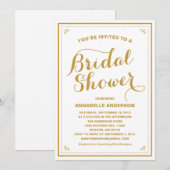 ヴィンテージブライダルシャワー招待 招待状 (正面/裏面)