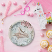 ヴィンテージブライダルシャワー紙プレート ペーパープレート (パーティー)