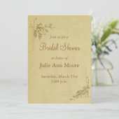 ヴィンテージブライダルシャワー 招待状 (スタンド正面)