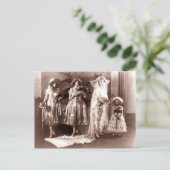 ヴィンテージブライダルファッション ポストカード (スタンド正面)