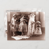 ヴィンテージブライダルファッション ポストカード (正面/裏面)