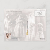 ヴィンテージブライダルファッション ポストカード (裏面)