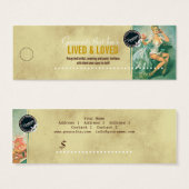 ヴィンテージブライダルファッション – 商品価格ラベル (正面&裏面)