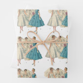 ヴィンテージブライダル包装紙 ラッピングペーパーシート (インサイチュ)