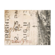 ヴィンテージブライトン桟橋写真はがき