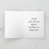 ヴィンテージブライト誕生日 カード (内部)