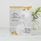 ヴィンテージブライドゲイ結婚式招待状 招待状 (スタンド正面)