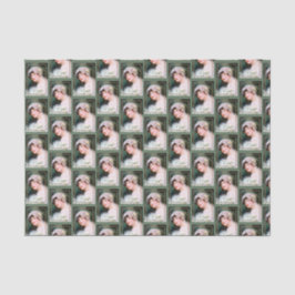 ヴィンテージブライド 白レース サググリーン ブロンズ ウェディング 薄葉紙