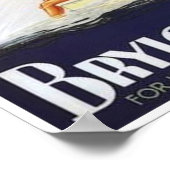 ヴィンテージブライルクリエムは水泳広告に ポスター (角)